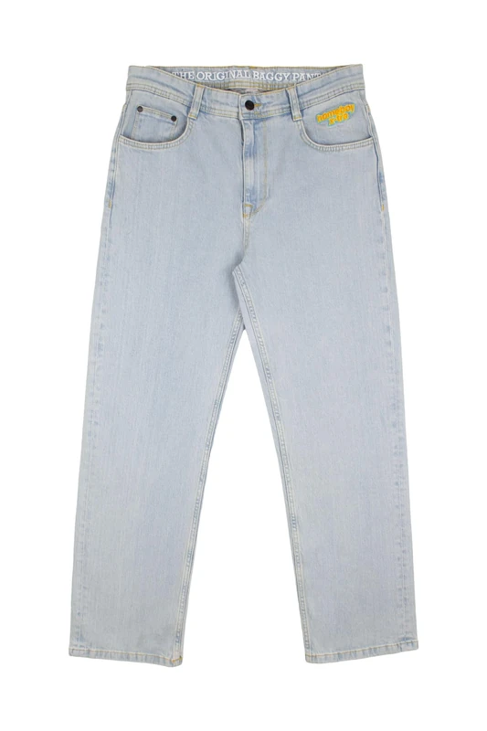 Homeboy Unisex x-tra Loose Flex Denim Pants, Moon, 29 L32