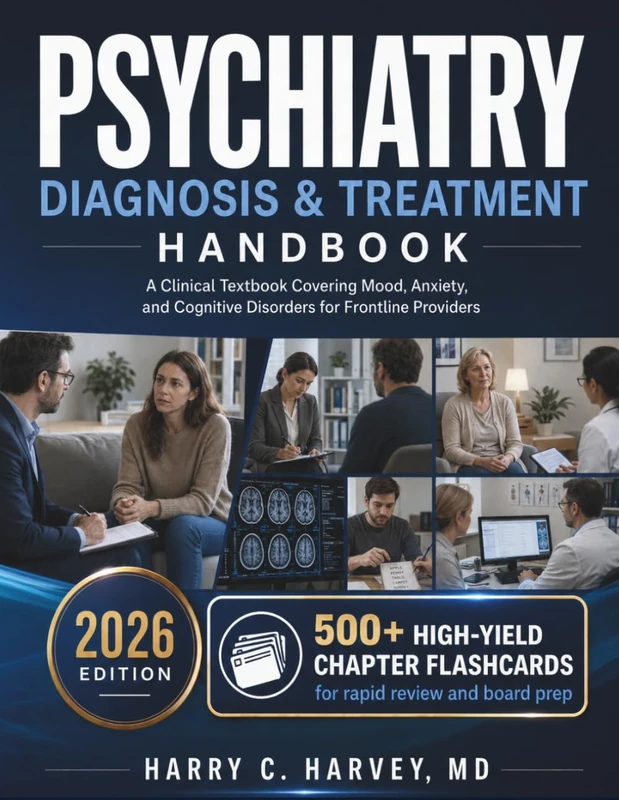 Psychiatry Diagnosis & Treatment Handbook: A Clinical Textbook Covering Mood, Anxiety, and Cognitive Disorders for Frontline Providers: 14 - Image 1