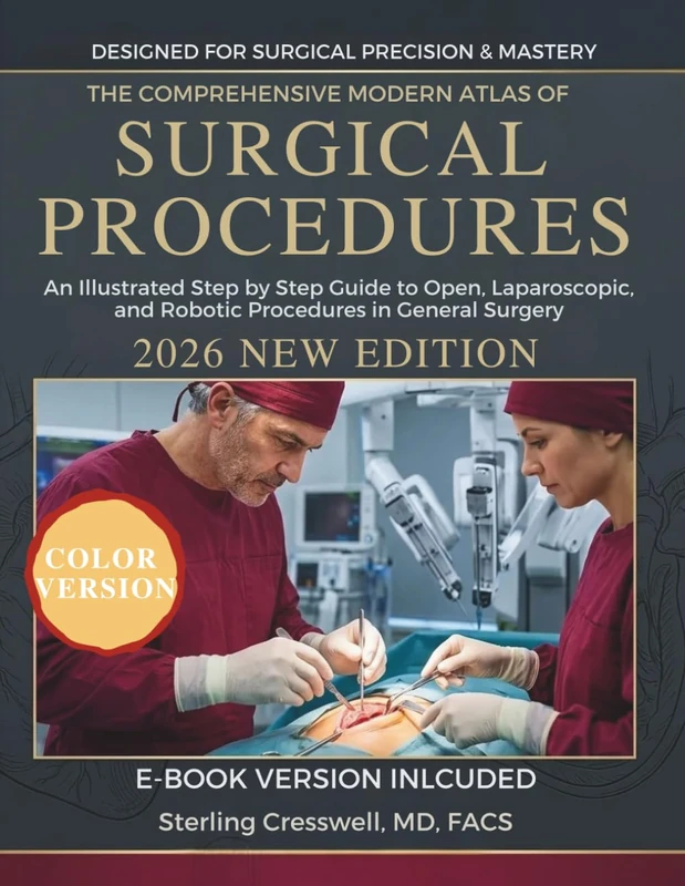 The Comprehensive Modern Atlas of Surgical Operations: An Illustrated Step by Step Guide to Open, Laparoscopic, and Robotic Procedures in General Surgery
