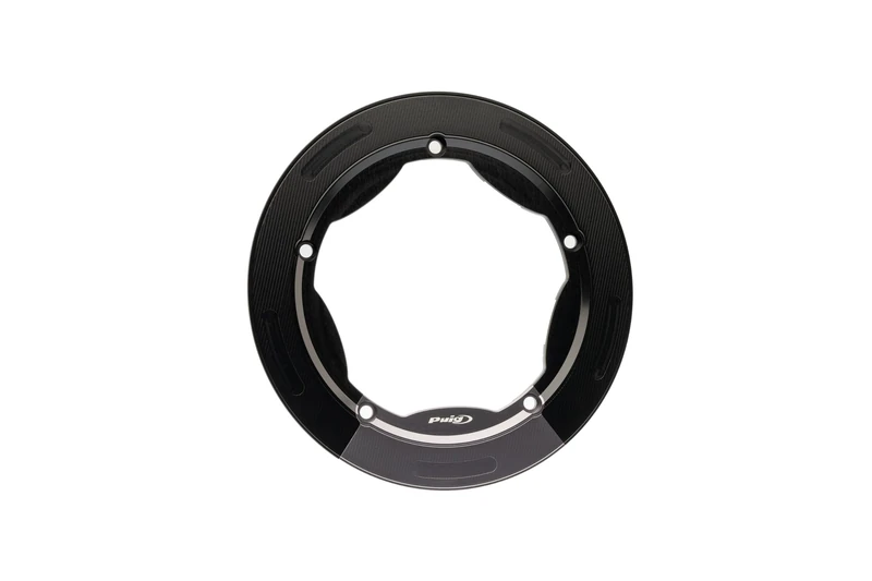 Puig 22693Y Rider Footpeg Adapters machined aluminum rider adapters with anodized finish and millimetric adjustment for precise mounting, Titanium