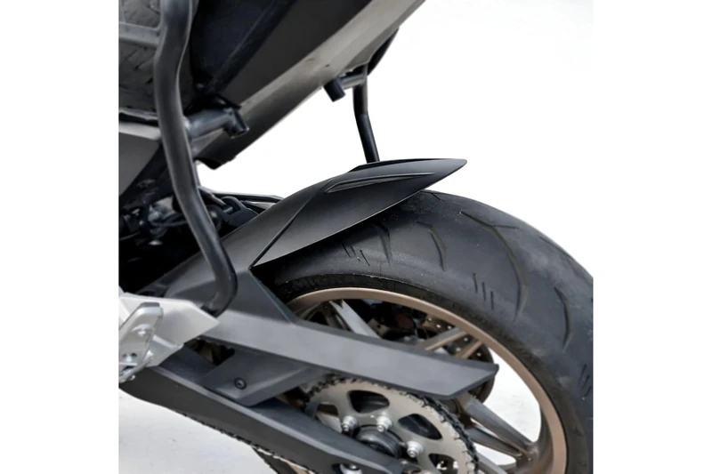 Puig 22873J Rear Fender Extension extra splash protection, Matte Black