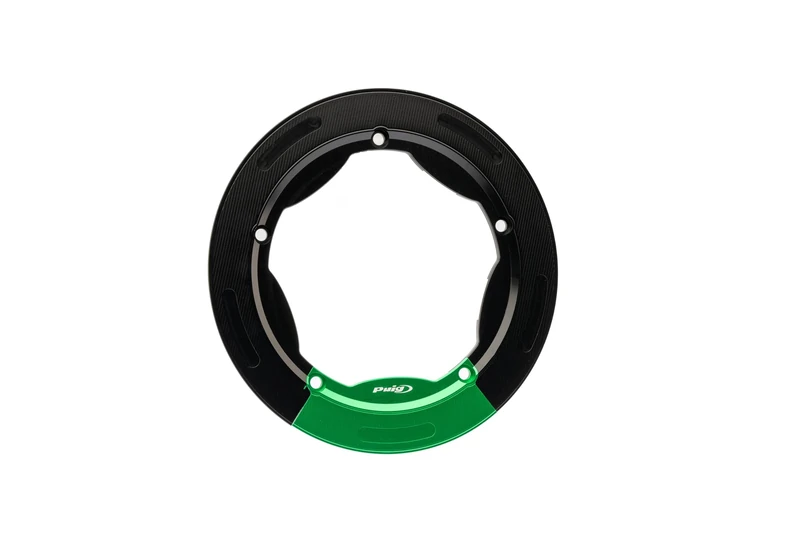 Puig 22693V Rider Footpeg Adapters machined aluminum rider adapters with anodized finish and millimetric adjustment for precise mounting, Green