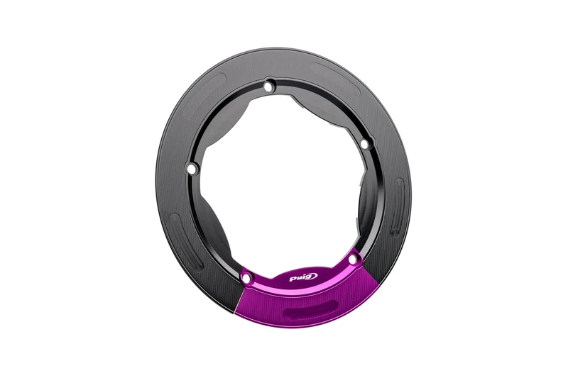 Puig 22693L Rider Footpeg Adapters machined aluminum rider adapters with anodized finish and millimetric adjustment for precise mounting, Purple