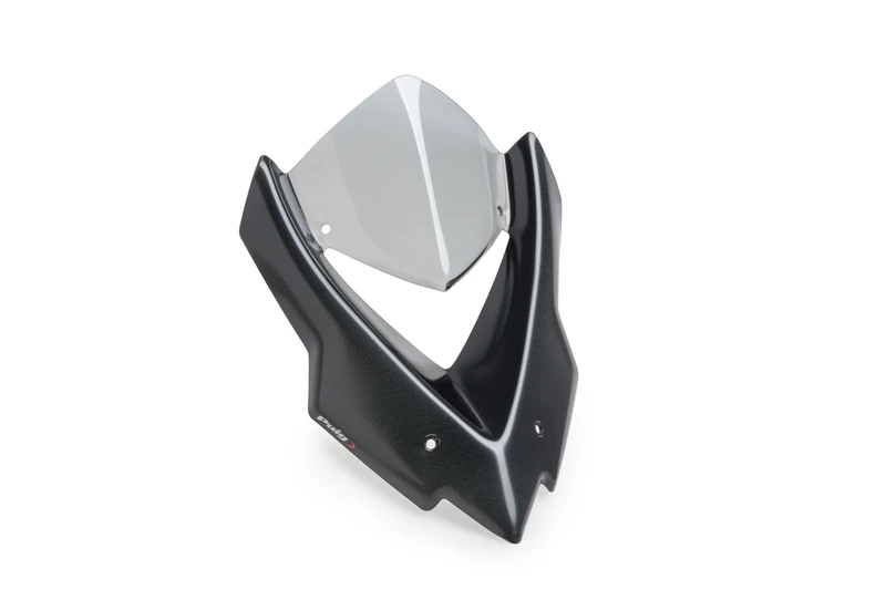 Puig 22776H Naked New Generation Sport sporty and aerodynamic in 3 mm acrylic with raised design improving protection while maintaining wide visibility, Smoke