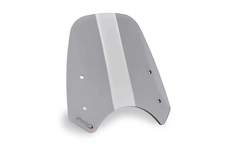 Puig 21925H Naked New Generation Sport sporty and aerodynamic in 3 mm acrylic with raised design improving protection while maintaining wide visibility, Smoke - Image 1