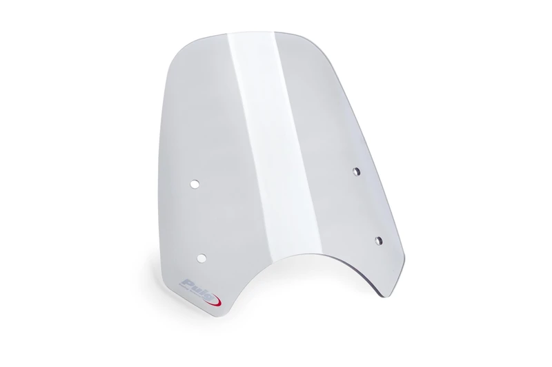 Puig 21925W Naked New Generation Sport sporty and aerodynamic in 3 mm acrylic with raised design improving protection while maintaining wide visibility, Clear