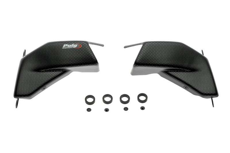 Puig 22512C Air Duct aerodynamic brake cooling ducts with improved thermal performance and optimized airflow, Carbon Look