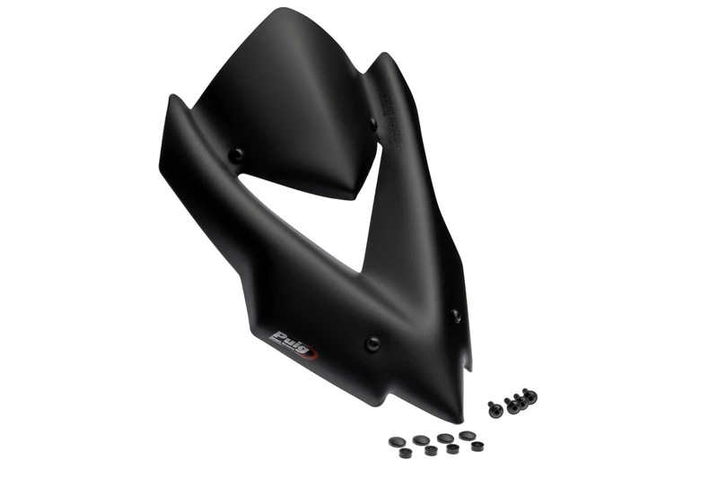 Puig 22776J Naked New Generation Sport sporty and aerodynamic in 3 mm acrylic with raised design improving protection while maintaining wide visibility, Matte Black - Image 1