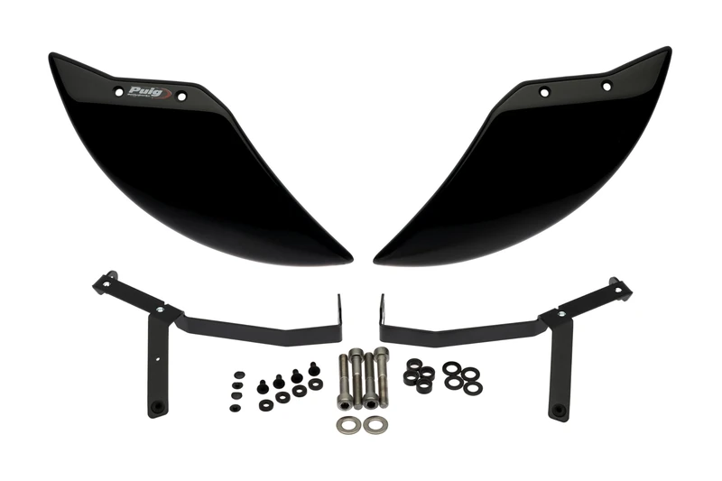 Puig 22666N Aero Wheel Deflector aerodynamic protection, Black