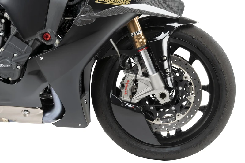 Puig 22667N Aero Wheel Deflector aerodynamic ABS wheel deflector improving stability and reducing turbulence, Black