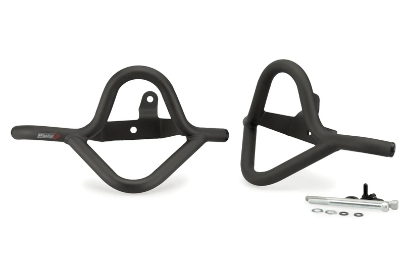 Puig 22214N High-resistance steel crash bars for engine protection with robust design and structural frame mounting, Black - Image 1