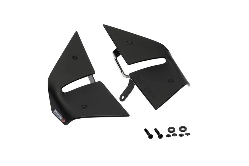 Puig 22606J D12 Winglets aerodynamic design, Matte Black