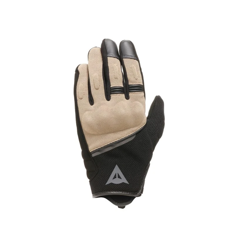 Dainese Metrax Air Gloves Urban Short Motorcycle Gloves Ventilated Fabric for Summer with Smart Touch and Easy Fit Men Black/Tidal Foam, XXXL
