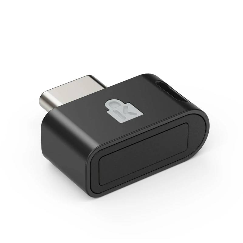 Kensington VeriMark IT 2.0 USB-C Fingerprint Key for Windows Hello & WebAuthn, Works with new Copilot+ PCs, Compatible with Windows 11 x86 & ARM Devices, Match-in-Sensor Security, Black, K64705WW - Image 1