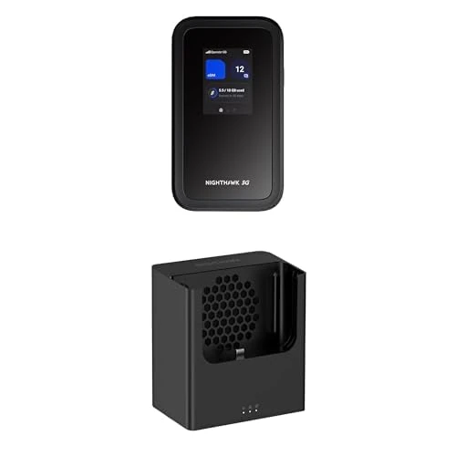 NETGEAR Nighthawk M7 | 5G MiFi Router with eSIM | compatible with any provider | 5G/4G/LTE – for Travel, Work | WiFi 7| 3.6 Gbps | MH7150 with docking station