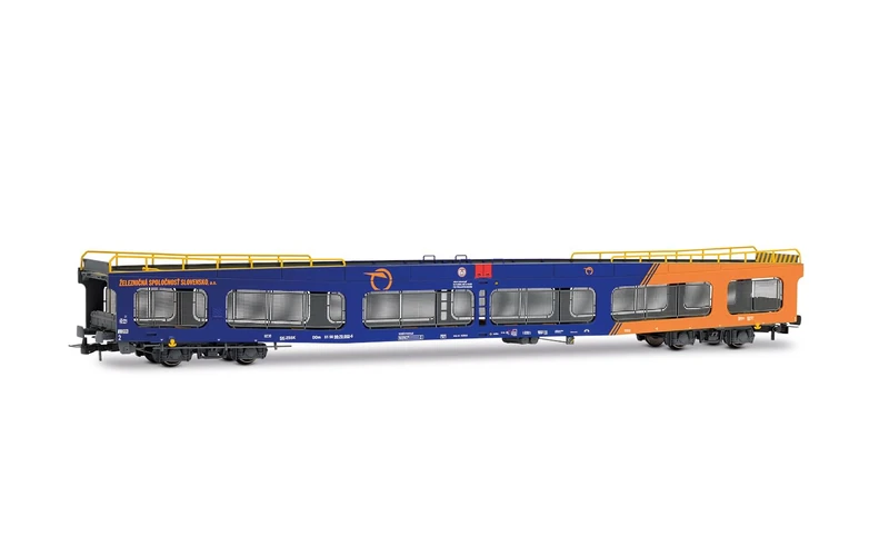 Rivarossi HR4420 ZSSK, DDm 916 car transporter, blue-orange livery, ep. VI Railway 1 x Coach