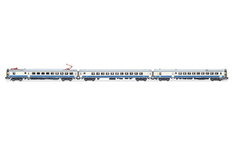 ARNOLD HN2618 RENFE, EMU class 444, blue-white livery, ep. V Railway Locomotive + Coaches