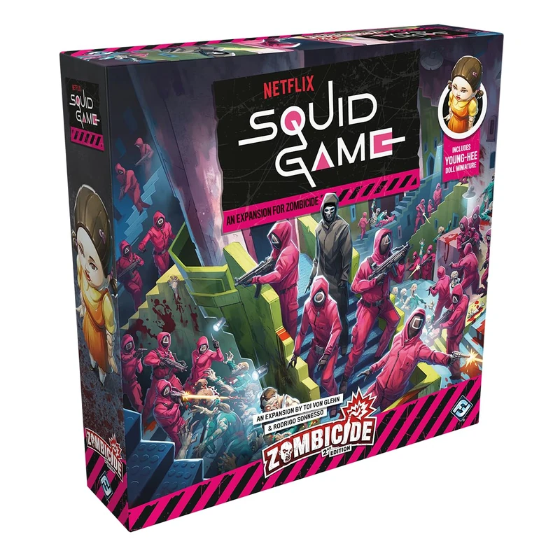 Guillotine Games | Squid Game Zombicide Expansion | Board Game | Ages 14+ | 1-6 Players | 60 Minutes Playing Time - Image 1