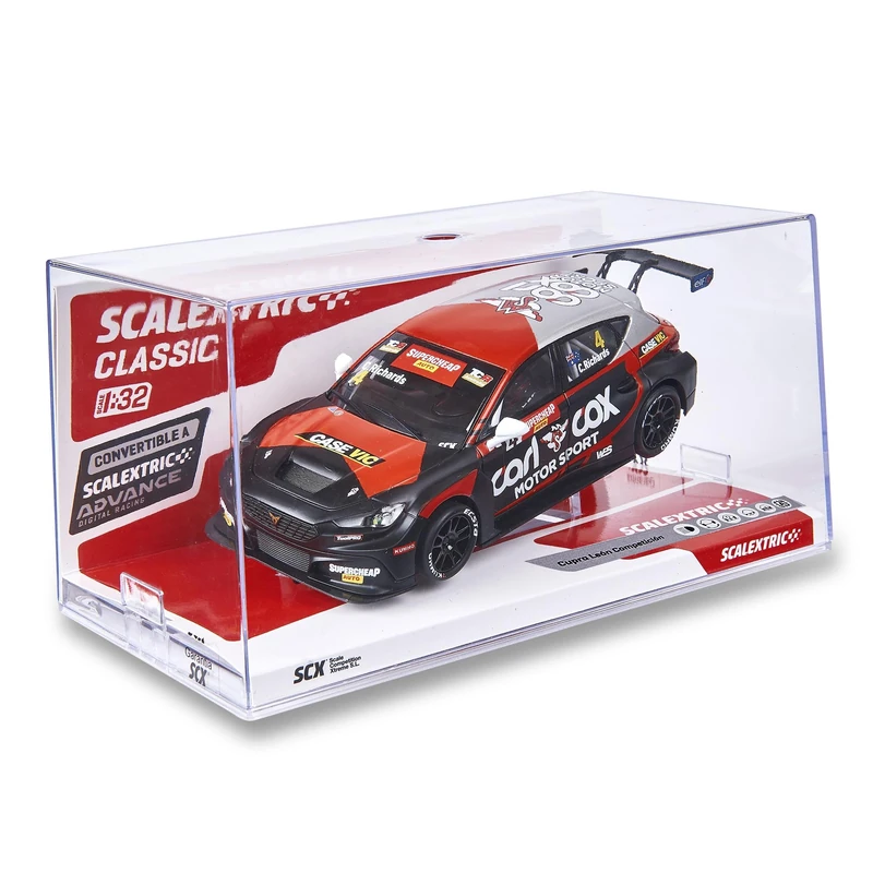 SCALEXTRIC - Classic Racing Vehicle - Slot Car - 1:32 Scale (Cupra Leon Competition - Clay Richards x Carl Cox) - Image 1