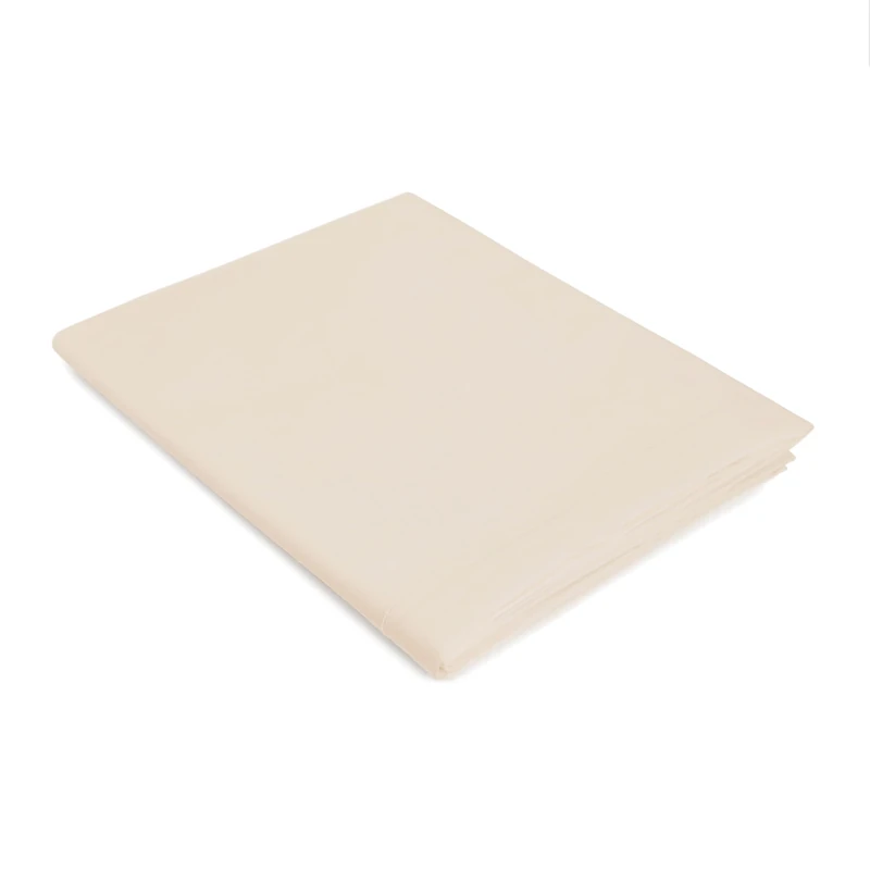 Jalla Flat Sheet 270 x 310 cm Oatmeal - Queen Size Comfort Cotton Flat Sheet - Image 1