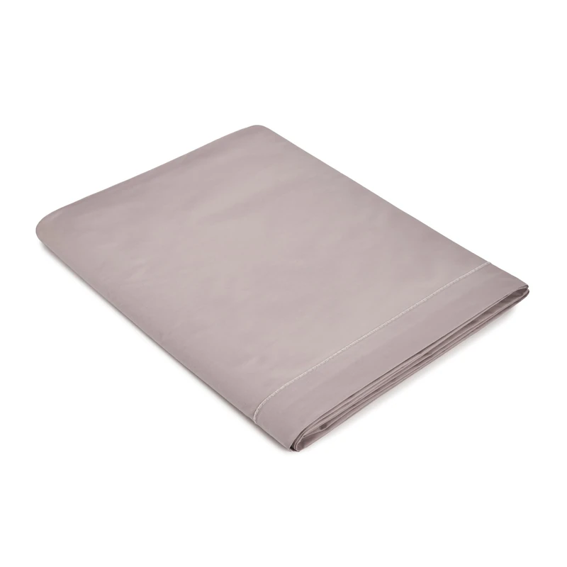 Jalla Flat Sheet 180 x 290 cm Heron - Soft Cotton Bed Linen - Image 1