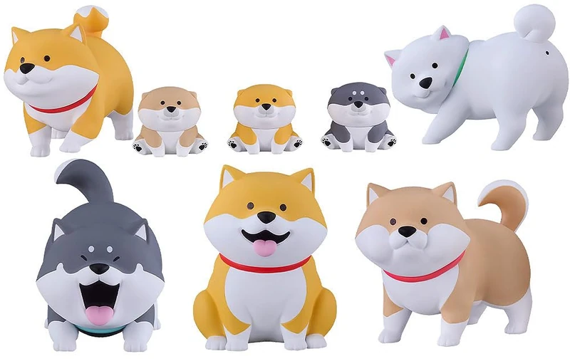 Shibanban PVC Figures 6 cm Blind Box Assortment (6)