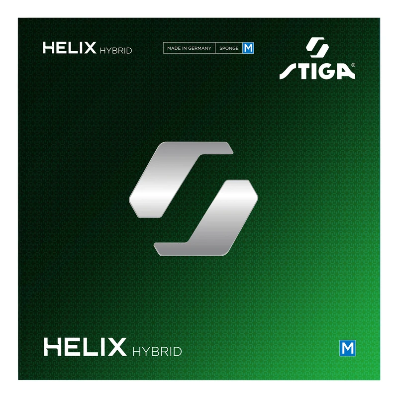 STIGA Table Tennis Rubber Helix Hybrid M Black 2,2