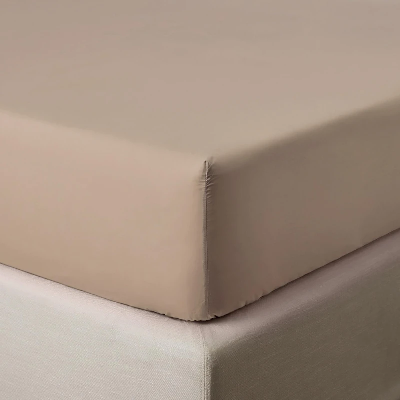 Jalla Fitted Sheet 140 x 200 cm Linen Comfort Cotton Fitted Sheet