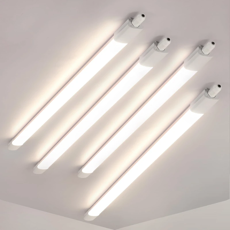 Comely LED Three Proof Light Strip Simple White 36W 4500K IP65 Waterproof 4-Piece Set