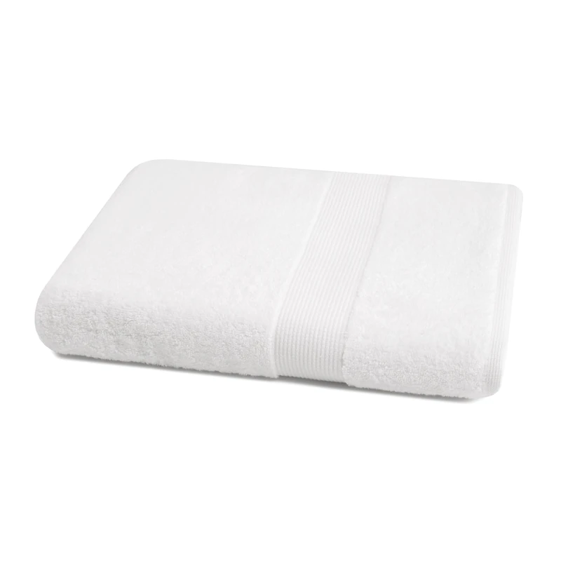 Jalla Bath Towel 100 x 150 cm White – Large Absorbent Cotton Towel
