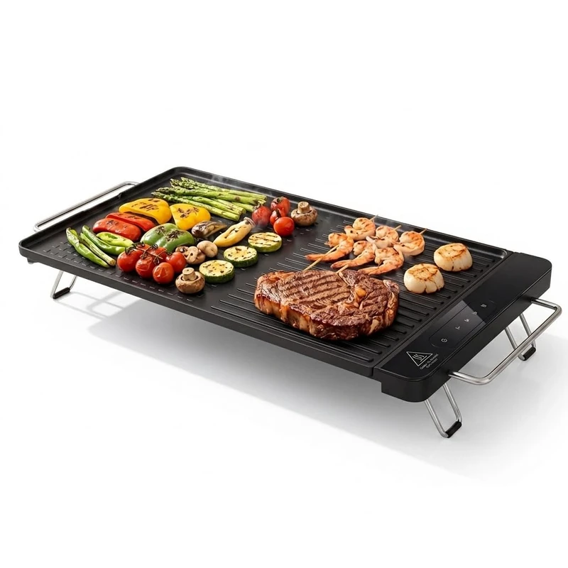 GiantexUK Teppanyaki Grill, 1300W Electric Grilling Hot Plate