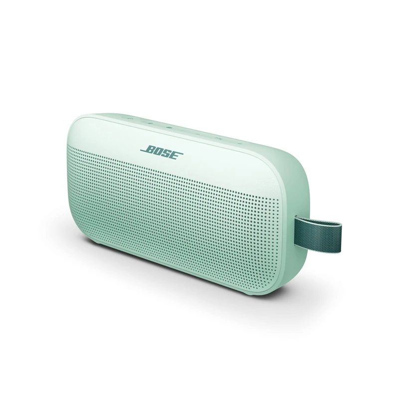 Bose SoundLink Flex Portable Bluetooth Speaker (2nd Gen), Small Portable Wireless Outdoor Speaker with Hi-Fi Audio, Up to 12 Hours Battery, Waterproof and Dustproof, Dewdrop Mint - Limited Edition
