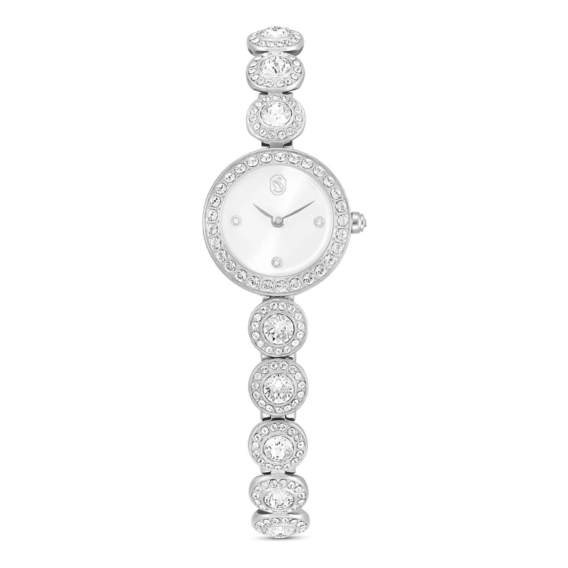 Swarovski UNA Angelic Watch, Crystal Bracelet, Silver Tone, Stainless Steel
