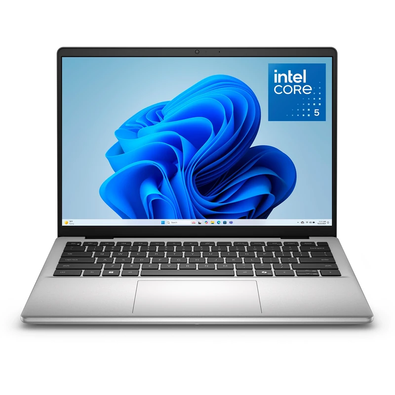 Dell Laptop 14 FHD+ Display, Intel Core 5-120U, 16 GB DDR5 RAM, 512 GB SSD, Intel Graphics, Windows 11 Home - 4-Cell Battery, 54WHr (Integrated)