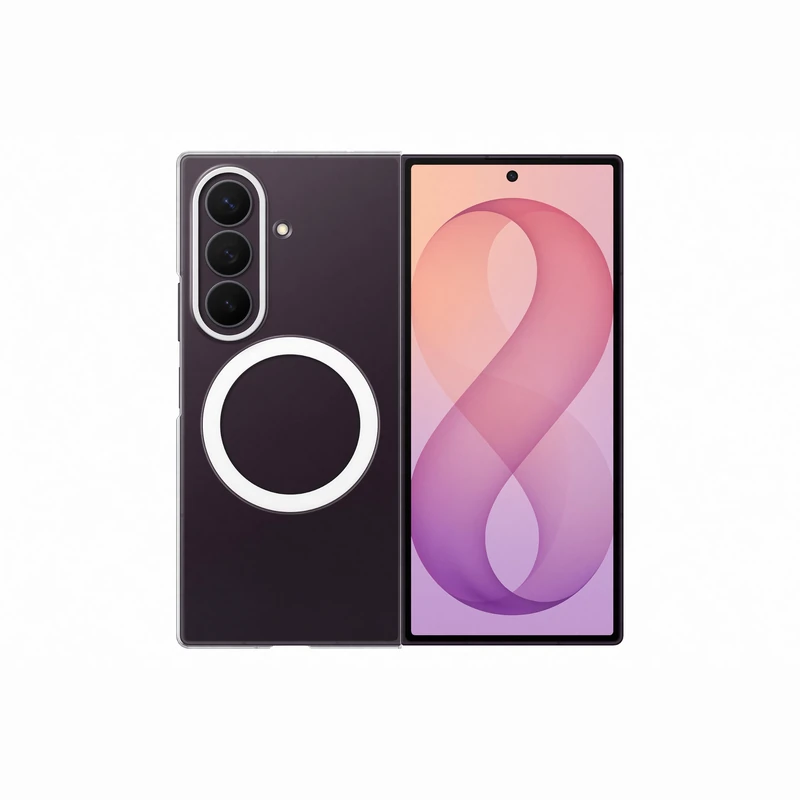 Samsung Official Clear Magnet Case for Galaxy Z Fold8 Ultra Transparent