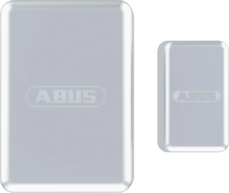 ABUS Opening Sensor One for Doors and Windows - Smart Window and Door Sensor with App Control - Push Messages and Status Display - Silver
