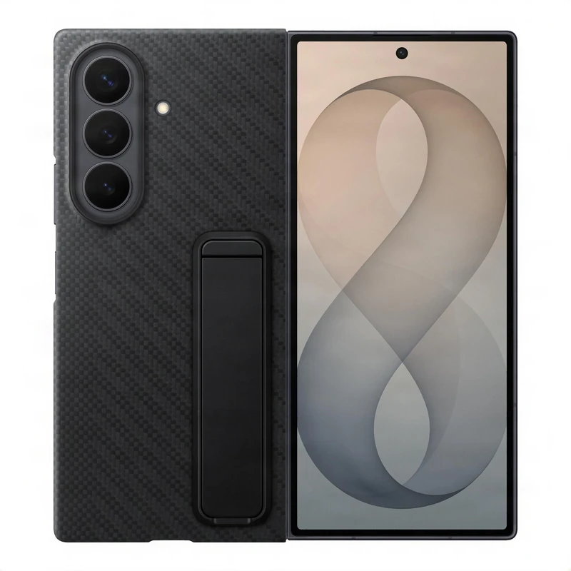 Samsung Official Carbon Standing Case for Galaxy Z Fold8 Ultra Black