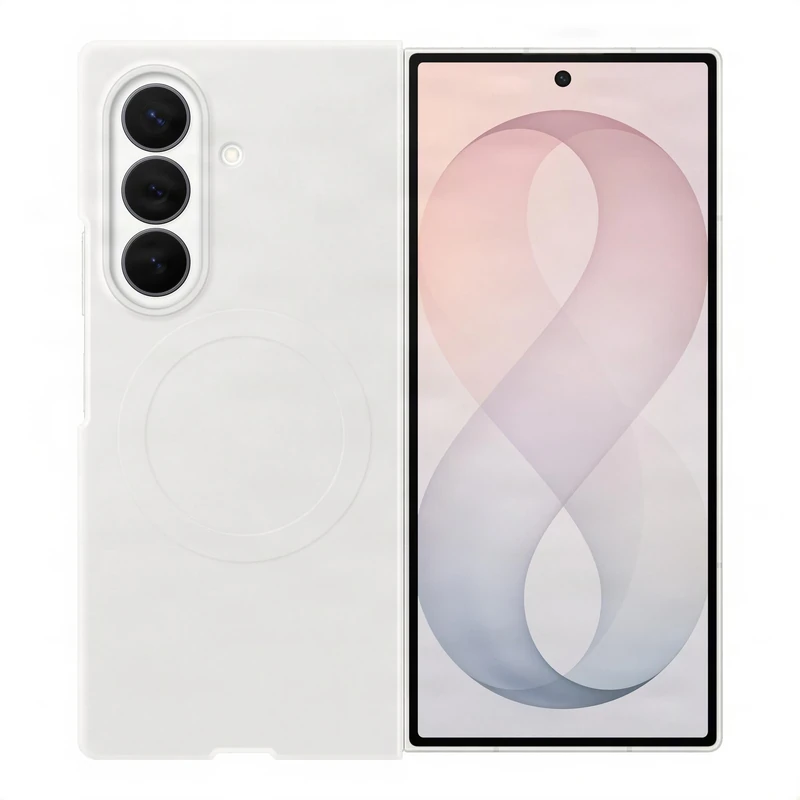 Samsung Official Silicone Magnet Case for Galaxy Z Fold8 Ultra Cream