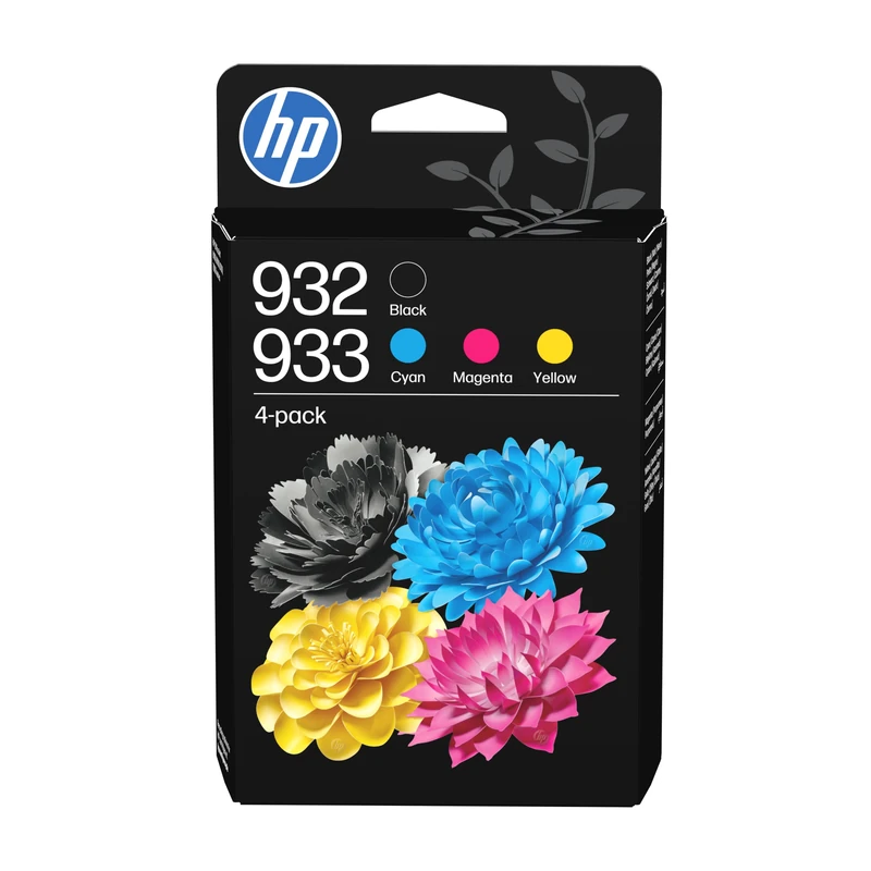 HP 933 4-Pack CMY(3)/932 Black Original Combo ink cartridge