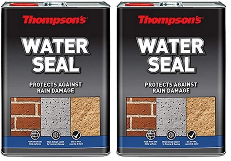 RONSEAL 36286 Thompsons Water Seal 5 Litre (TWSEAL5L), Clear (Pack of 2)