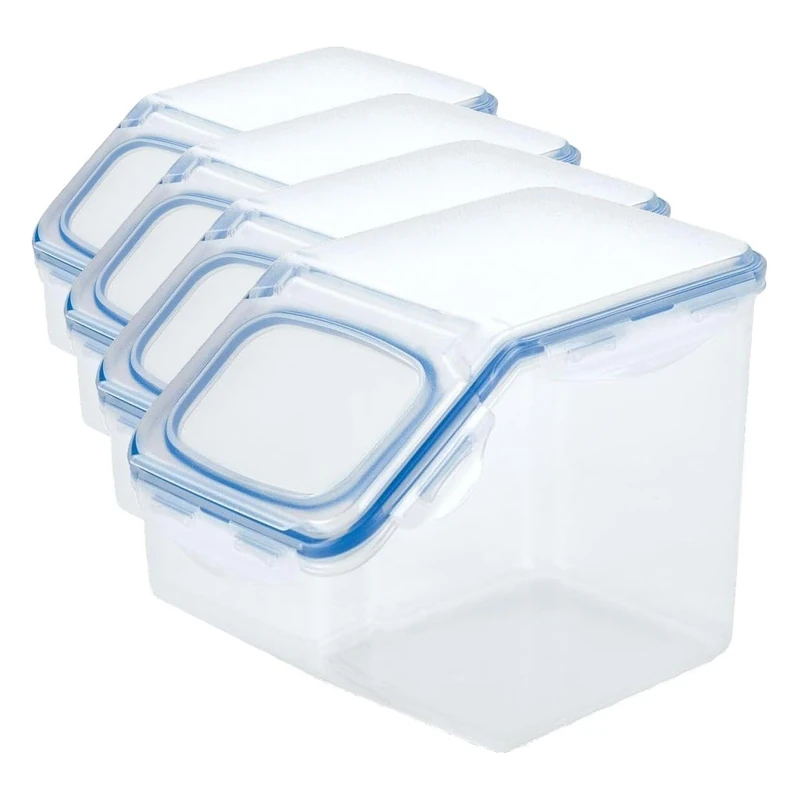 LocknLock Kitchen Caddy with Flip-Top Lid 5ltr (257 x 157 x 191mm) (Pack of 4)
