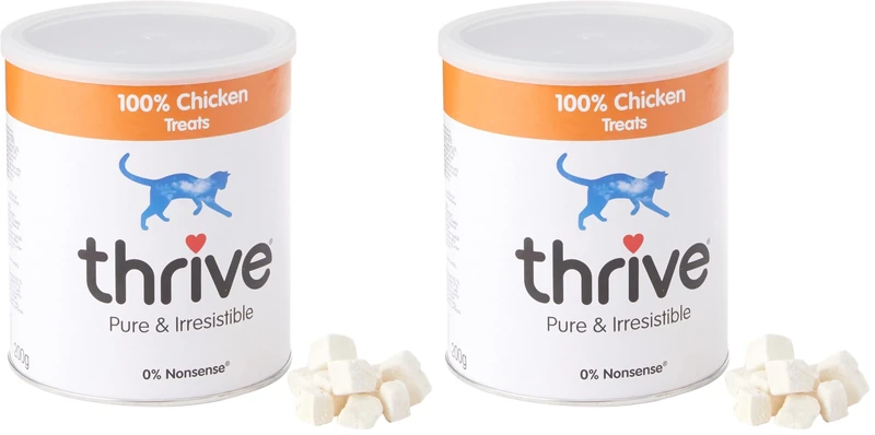 Thrive 100% Chicken Snacks Maxitube Cat Snacks, 200g (Pack of 2)