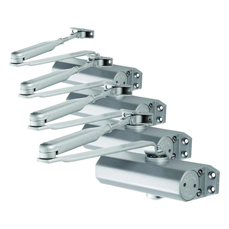 Carlisle Brass CDG003 Overhead Door Closer (Fixed Size 3), Silver (Pack of 4)