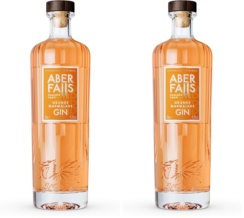 Aber Falls Orange Marmalade Gin, 70cl (Packaging may vary) (Pack of 2)