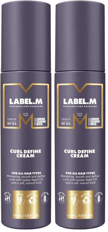 LABEL.M Curl Define Cream 150ml (Pack of 2)