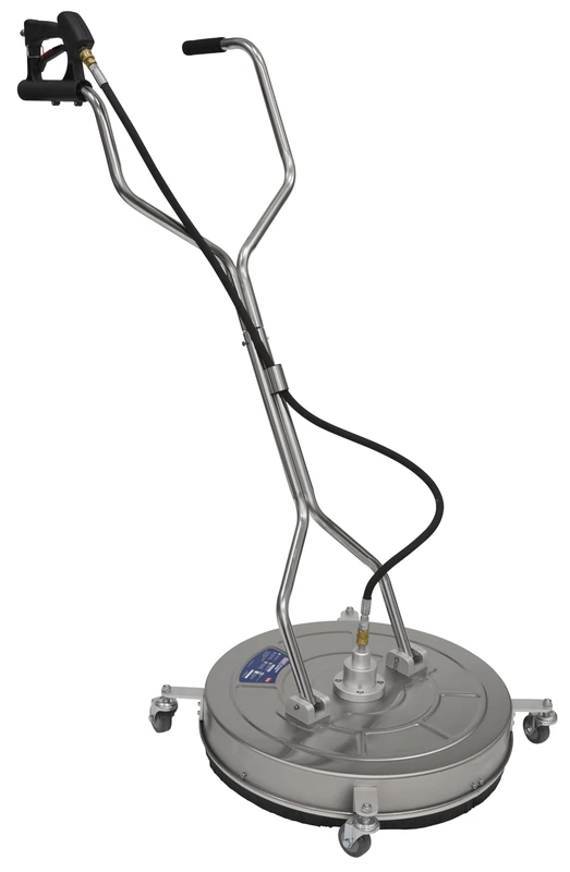 Sealey 24" Pressure Washer Surface Cleaner with Dual Handle, 4 Wheels & Rotating Spray Bar - Stainless Steel – PWAK24