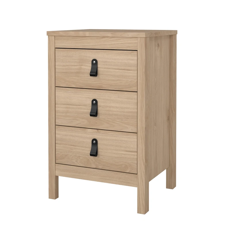 Madrid Nightstand 3 Drawers - Image 1