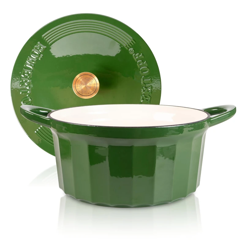 Cast Iron Pot 28cm Green