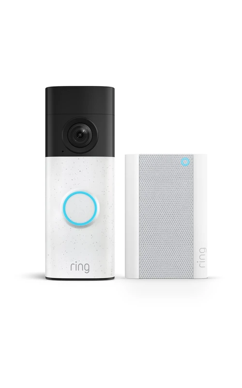 Ring Bundle: Battery Video Doorbell (Newest Gen) Retinal 2K & 6x Zoom + Chime Pro | Wireless | Night Vision | Wi-Fi Extender | Alexa | 30-day free trial of Ring Subscription Plan - Image 1