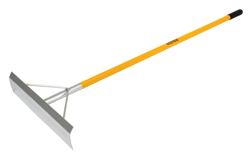 Roughneck Aluminium Concrete Spazzle 500 x 1545mm (20" x 61") – Lightweight Aluminium Handle, Reinforced Bracing, Wide Head & Comfort Grip - Rake, Placer for Spreading & Positioning Wet Concrete